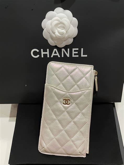 chanel phone and card holder|Chanel inspired phone cases.